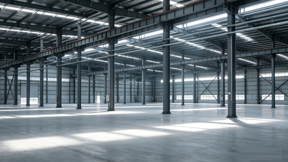 Large Span Rigid Frame Fireproof Prefabricated Steel Structure Warehouse Product Features