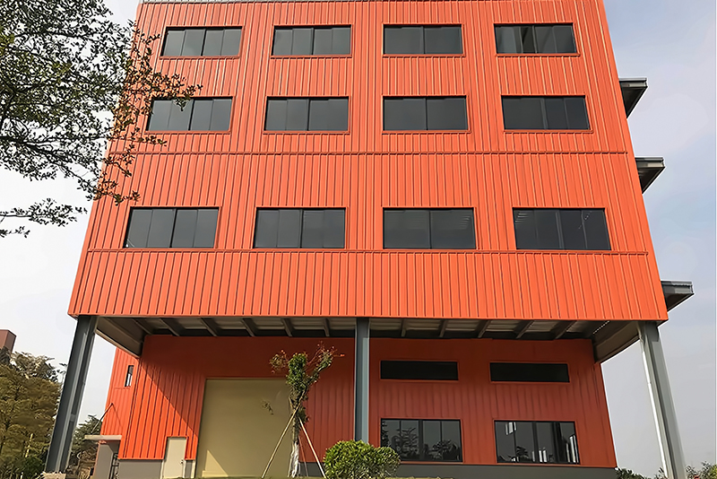 Prefabricated Steel Structure Building Garages Storage Workshop Metal Frame Warehouse Application 2