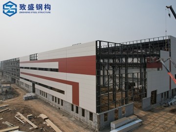 Large Span Frame Metal Fireproof Prefabricated Steel Structure Workshop Building