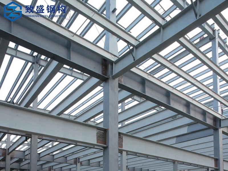 Large Span Rigid Frame Fireproof Prefabricated Steel Structure Warehouse