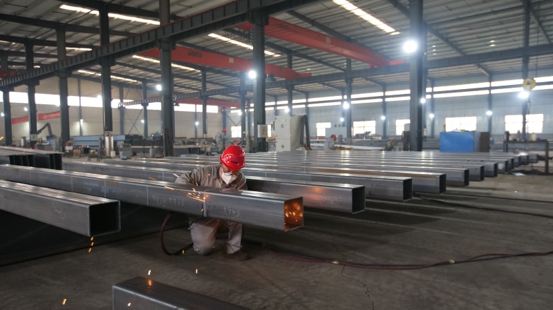 Prefabricated Steel Structure Building Plant Factory Warehouses fabrication Product Features