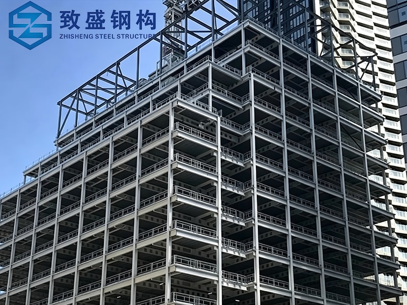 Steel Structure Office Hotel High-Rise Steel Frame