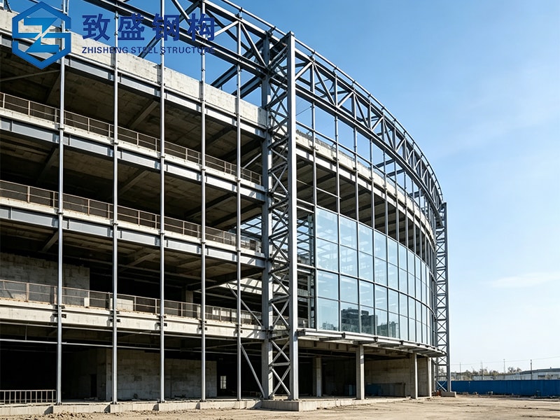 Steel Structure Supermarket Prefab Co...
