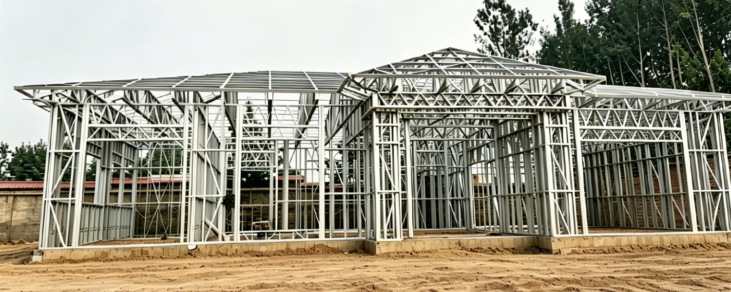 Customized Vertical Steel Truss Structure metal materials Building Construction Description (4)