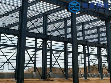 Prefabricated steel warehouse construction frame components for Africa