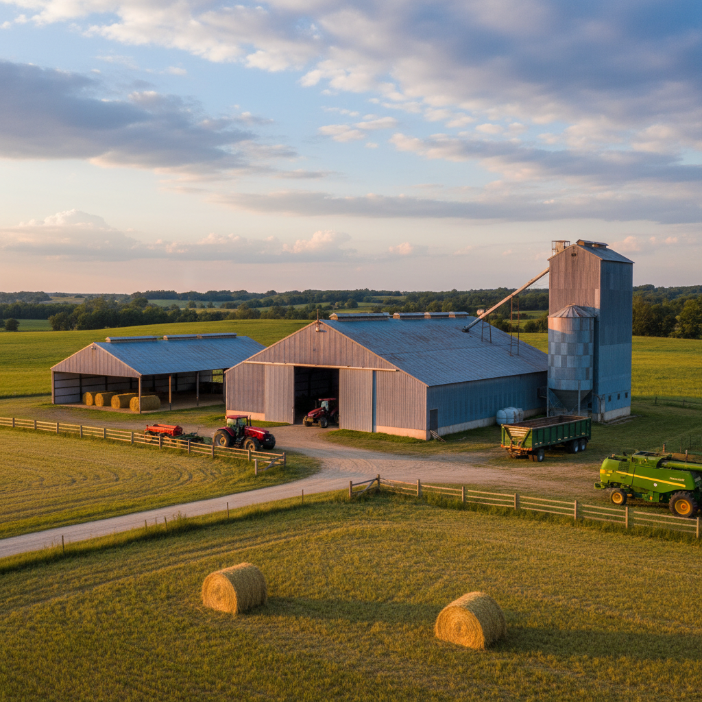 Prefab Steel Buildings For Agricultural Storage