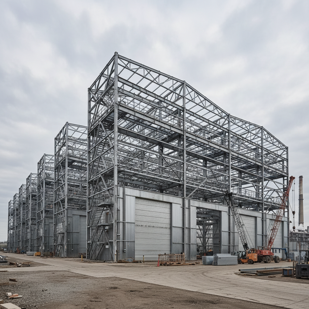 Steel Building Steel For Industrial Warehouses