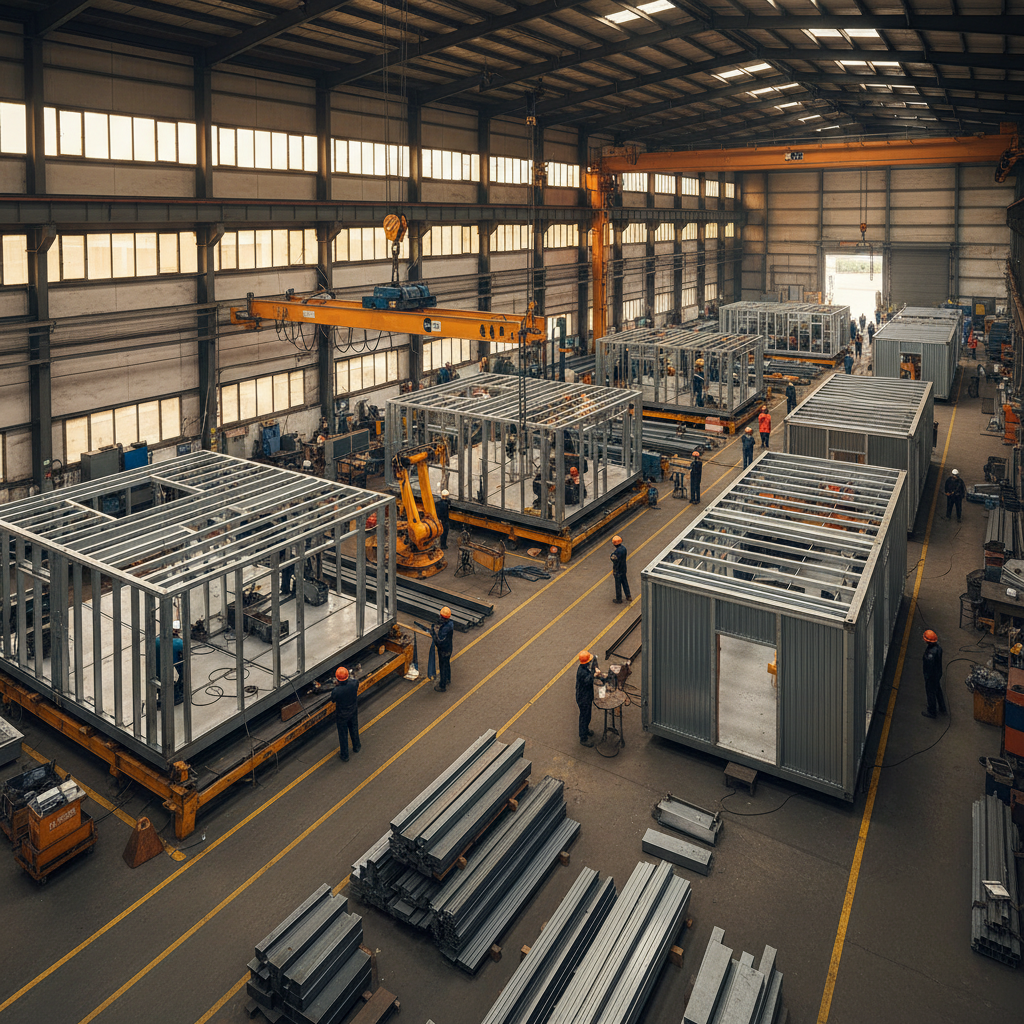Steel Workshop For Residential Prefab Homes
