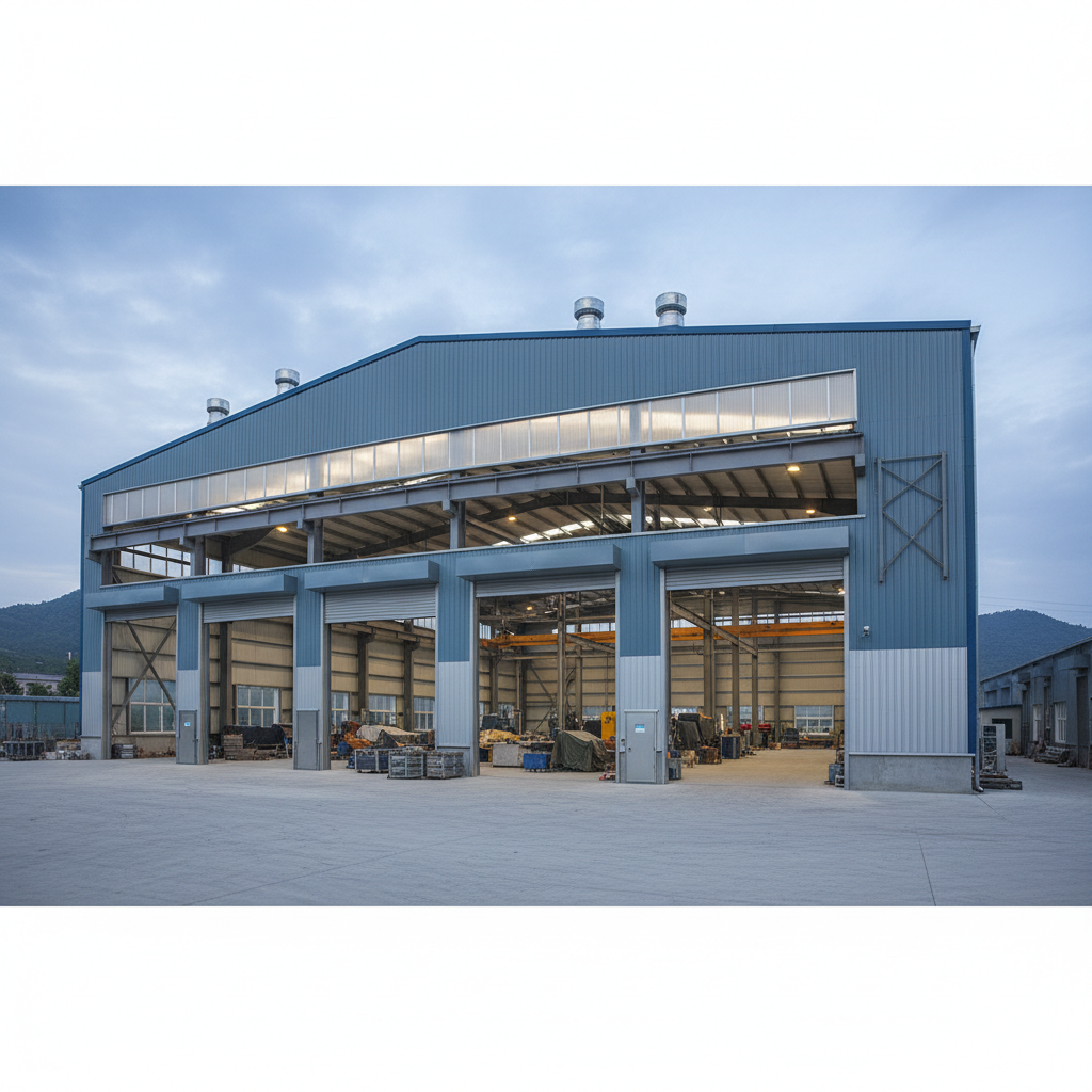 Steel Structure Building For Workshop Environments