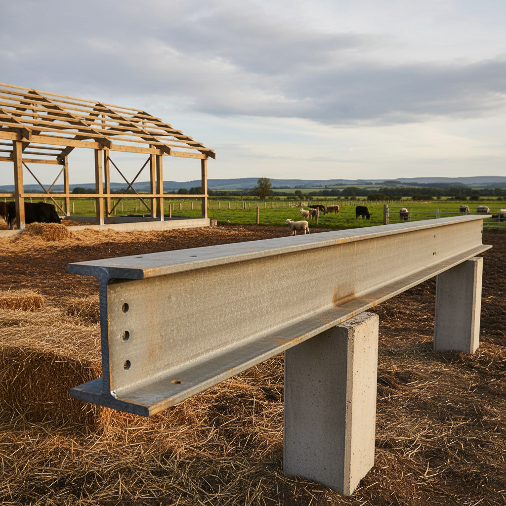 Structural Steel Beam For Livestock Shelters