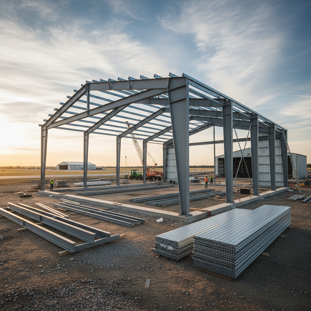 Steel Metal Building Kit For Aircraft Hangars