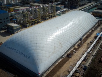 Yifan Large-Span Air Dome Warehouse - PVDF Membrane