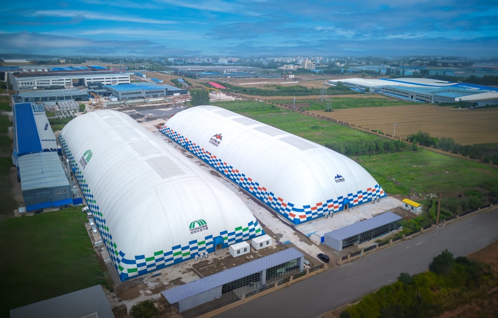 Clear-Span Cold Storage Distribution Dome