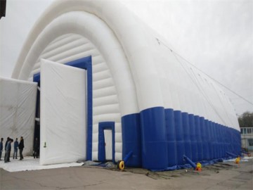 Custom Air-Rib Membrane Structure Aircraft Hangar