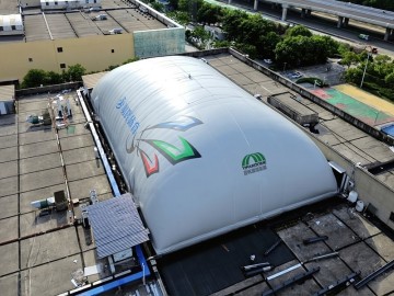 Anti-Glare Air Dome Structure for Badminton Stadium