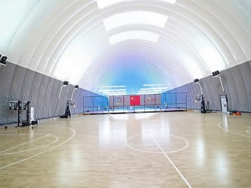 Customized air supported membrane structure basketball Court