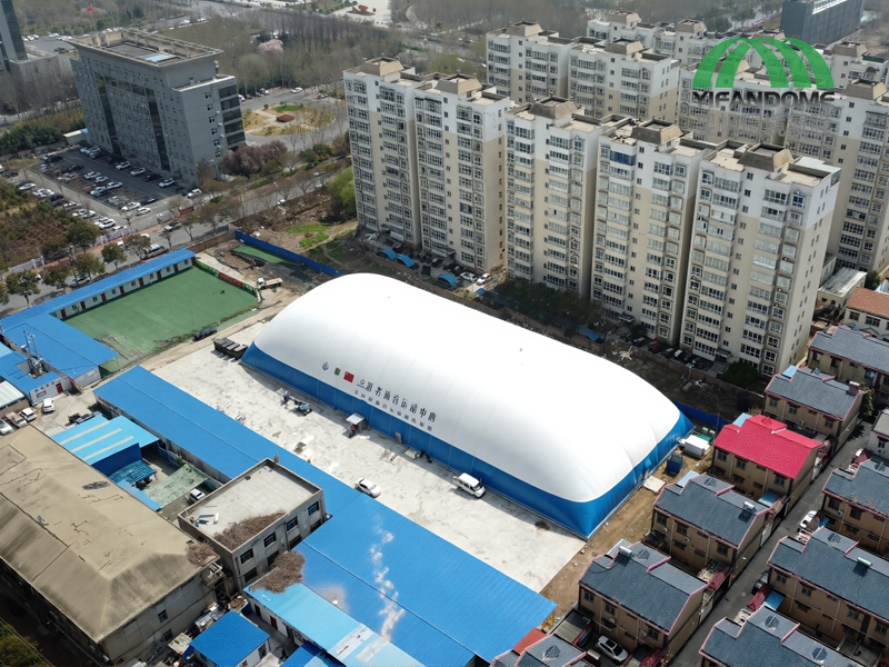 Aerial View of Translucent Air Dome for Basketball.jpg