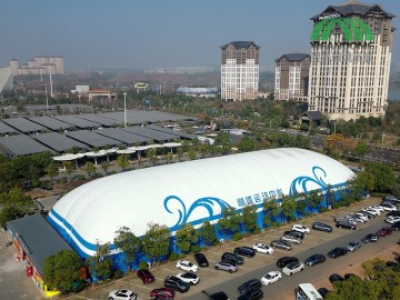 Customized air supported membrane structure basketball Court