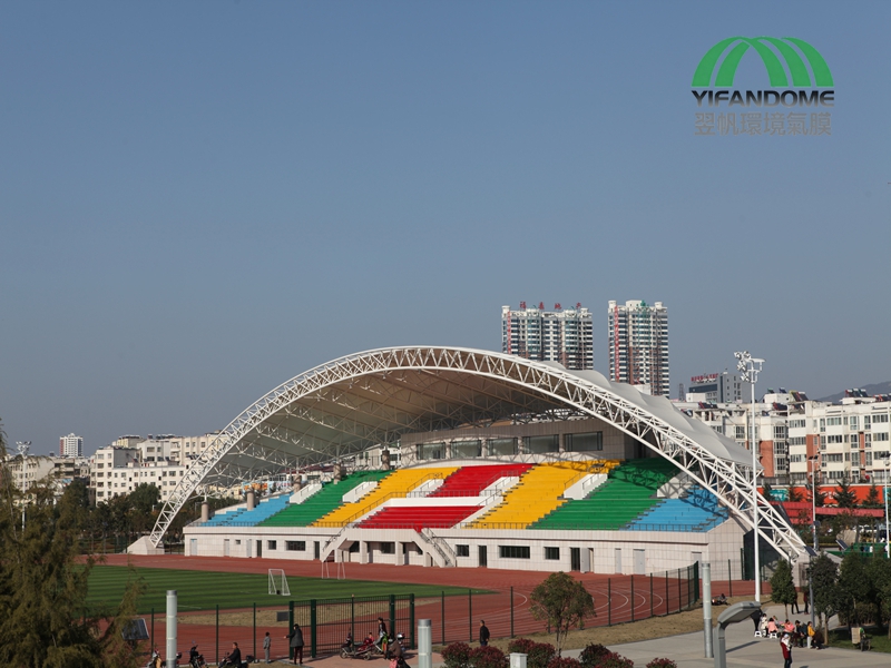 Landmark steel-membrane structure