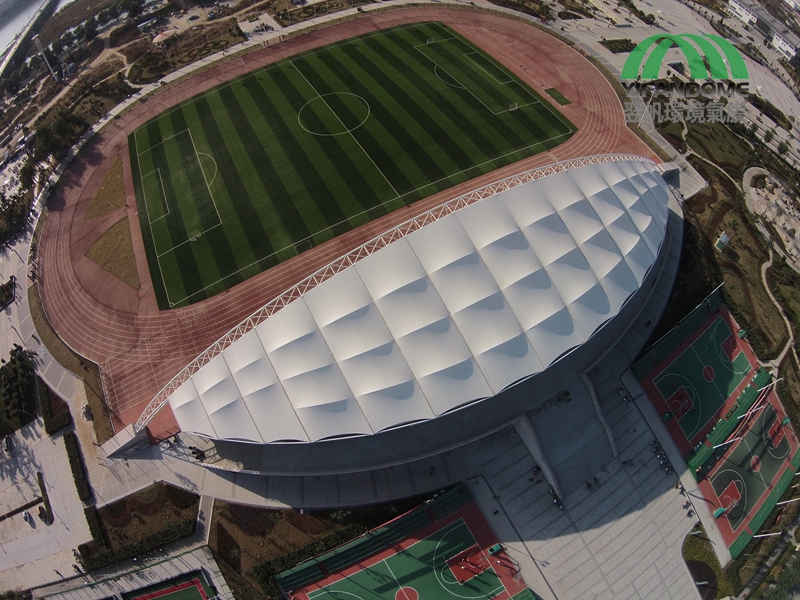 Steel-Membrane Structure for Stadium