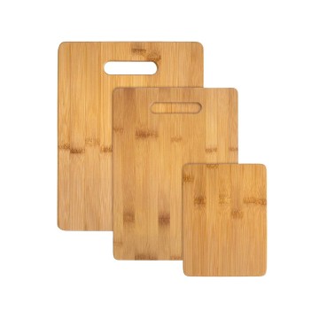 3-Piece Multi-Size Bamboo Cutting Board Set | 13-Year Factory