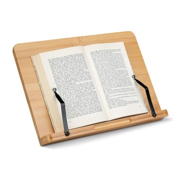 Adjustable Bamboo Reading Stand | Book & Tablet Holder