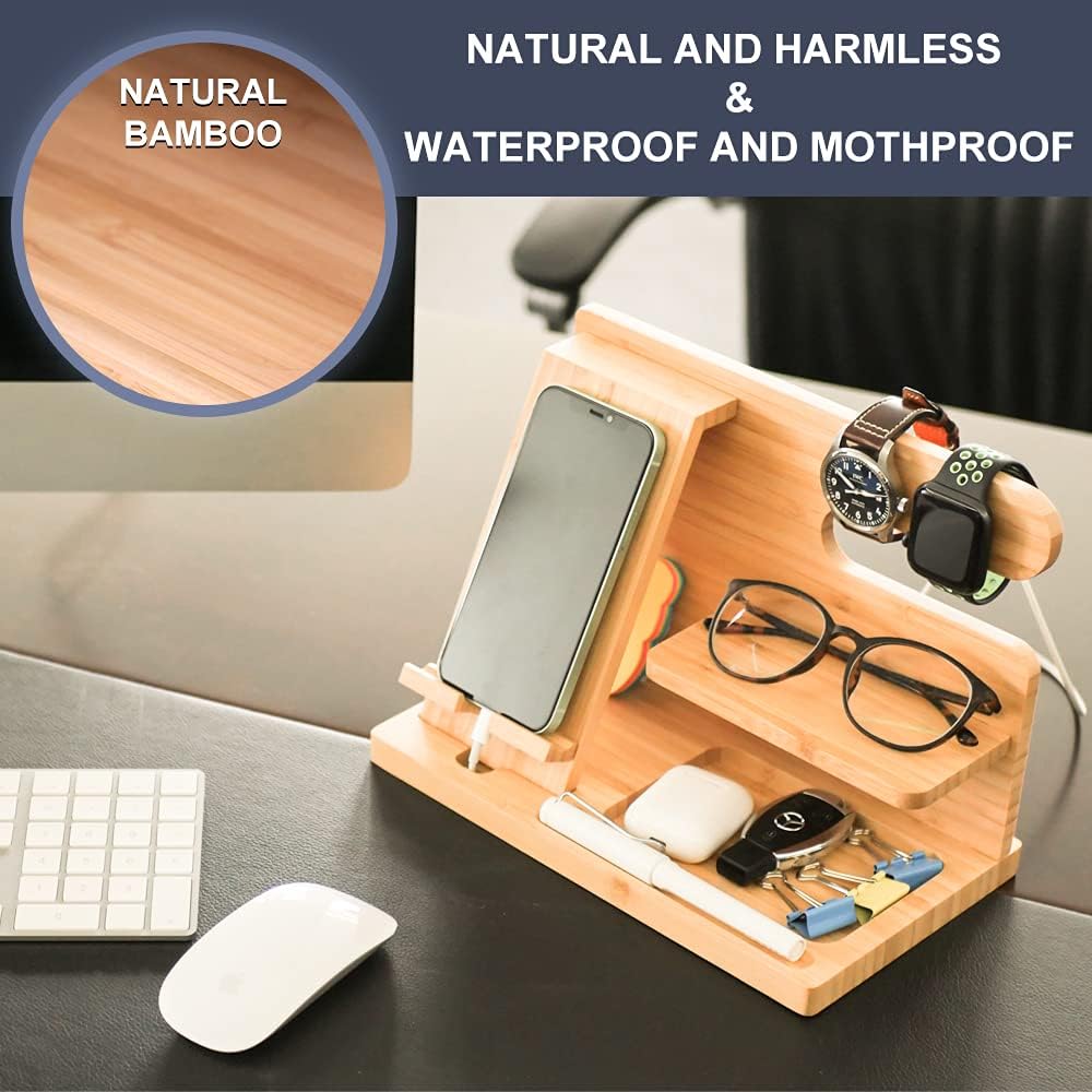Bamboo Docking Station Men's Desktop Organizer & Phone Stand (6).jpg