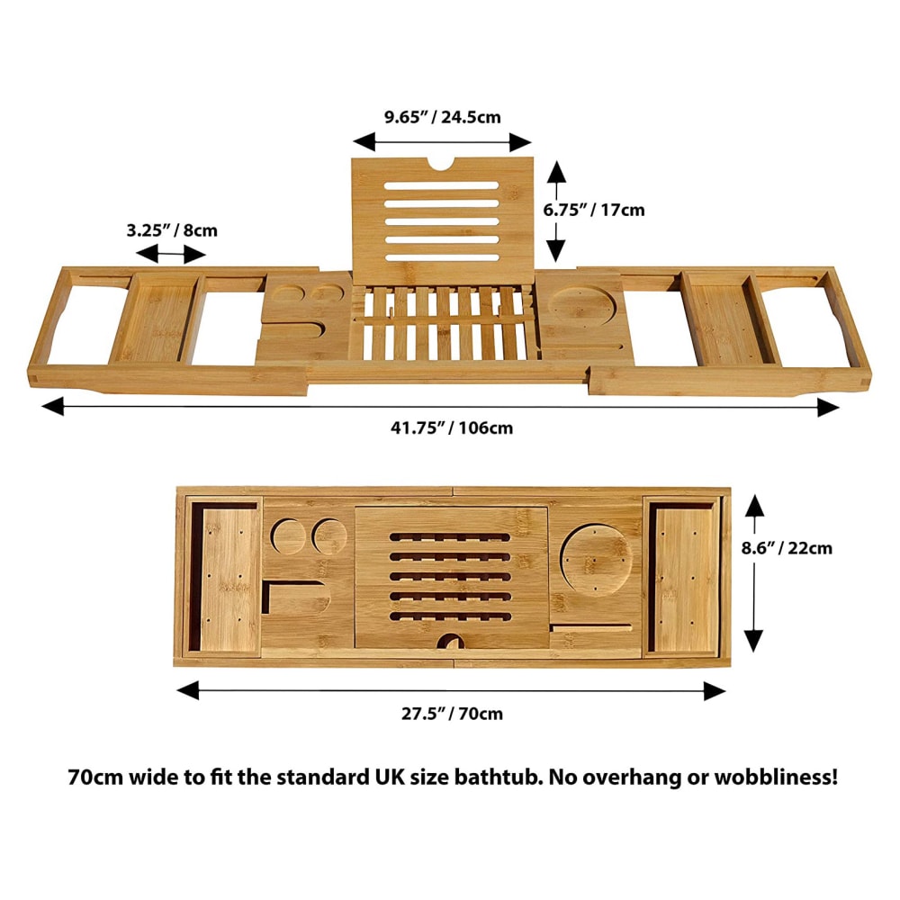 Extendable Bamboo Bathtub Tray Luxury Spa Caddy for Tub (3).jpg