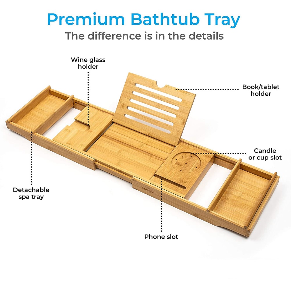 Extendable Bamboo Bathtub Tray Luxury Spa Caddy for Tub (5).jpg