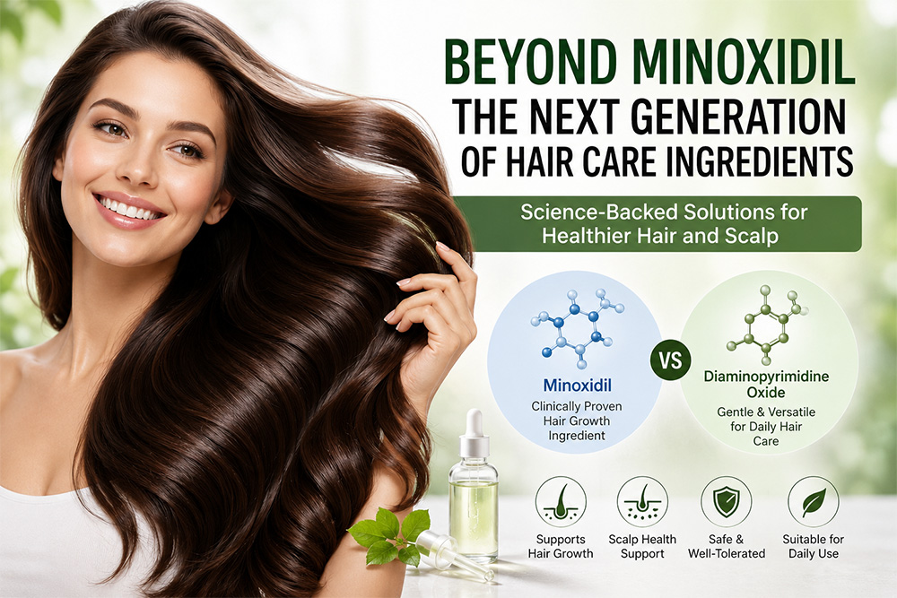 Alternativas al minoxidil: Comparación del óxido de diaminopirimidina en fórmulas modernas para el cuidado del cabello.