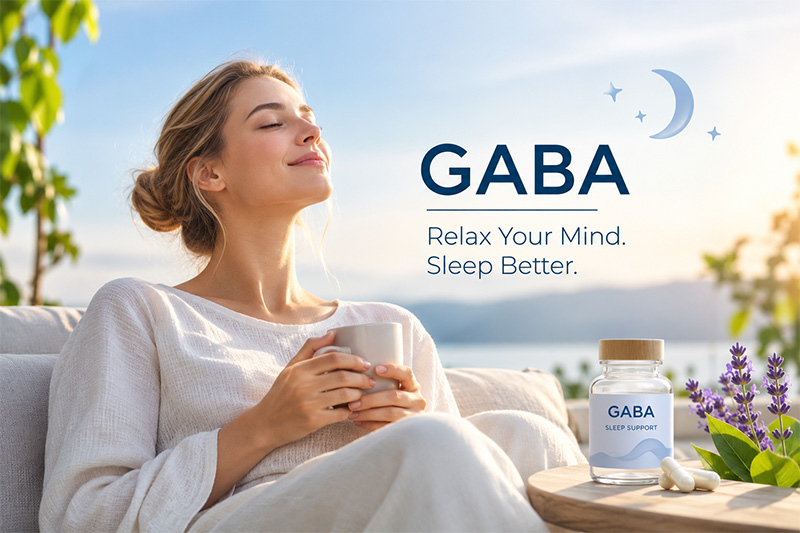 Ácido gamma-aminobutírico (GABA): un ingrediente relajante natural para dormir mejor.