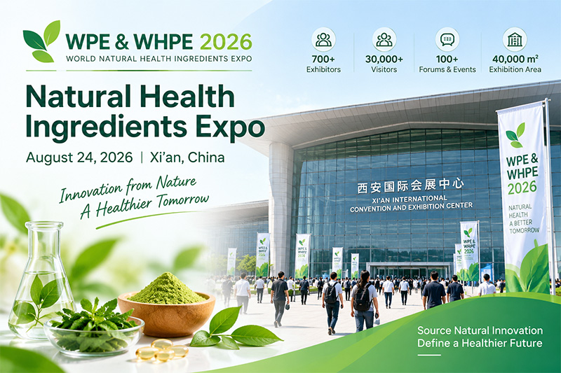 WPE & WHPE 2026 Natural Health Ingredients Expo Opens in Xi’an, China