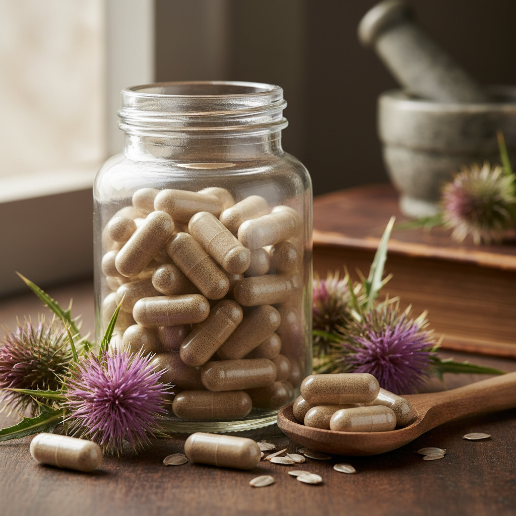 Milk Thistle Extract For Nutritional Capsules