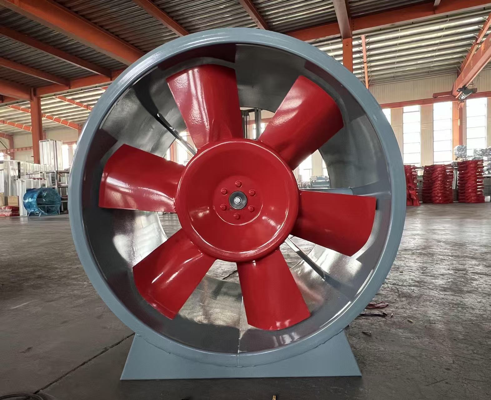 280℃ High Temperature Axial Fire Smoke Exhaust Fan for Building Fire Safety