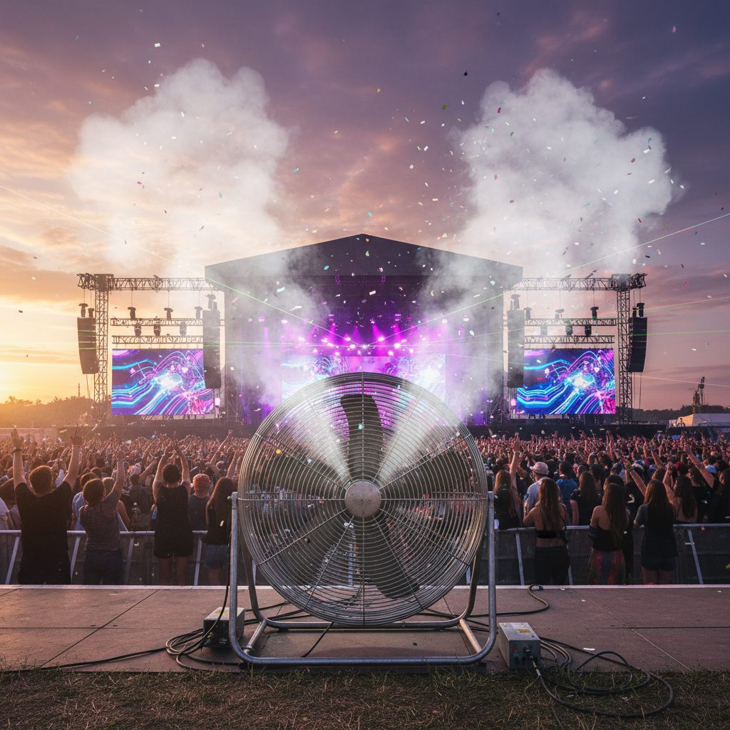 Kipas Blower HVAC untuk Festival Musik & Konser