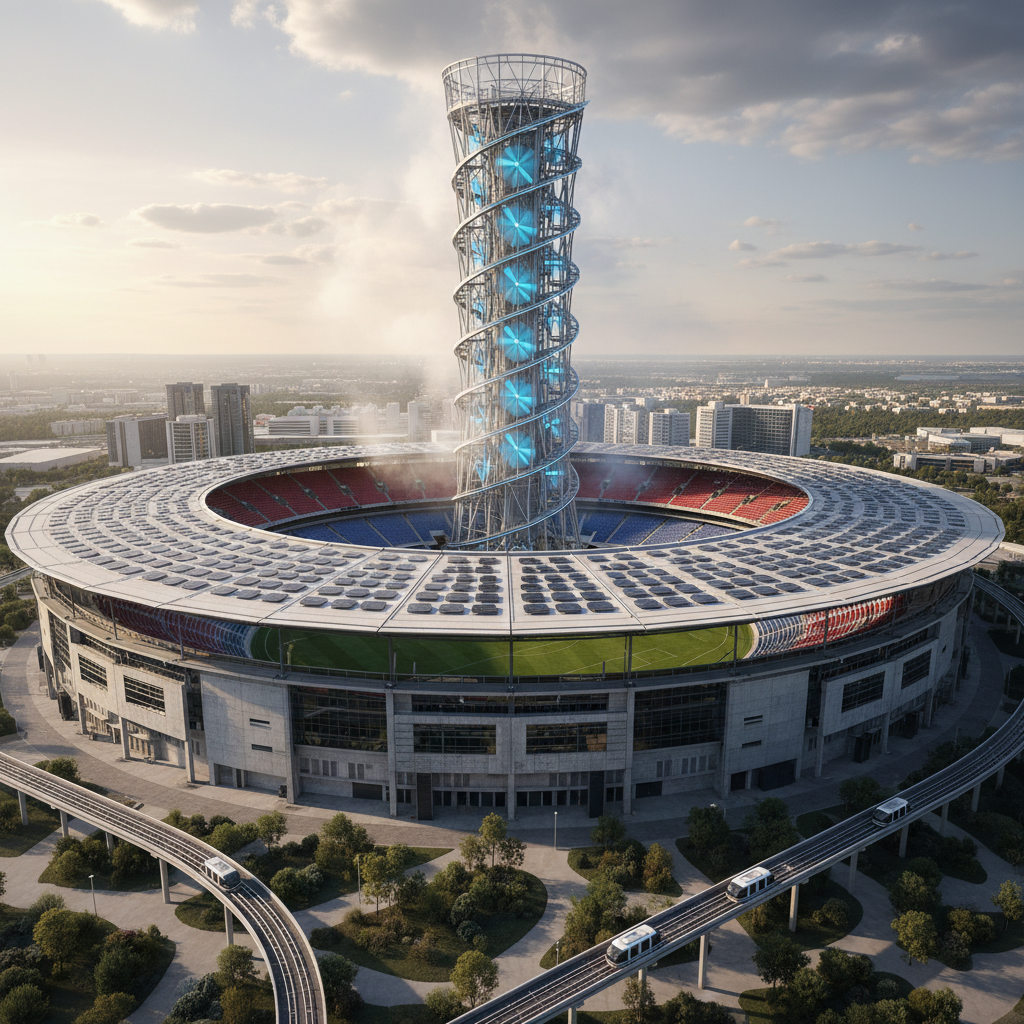 Menara Pendingin Kipas untuk Stadion Olahraga Profesional