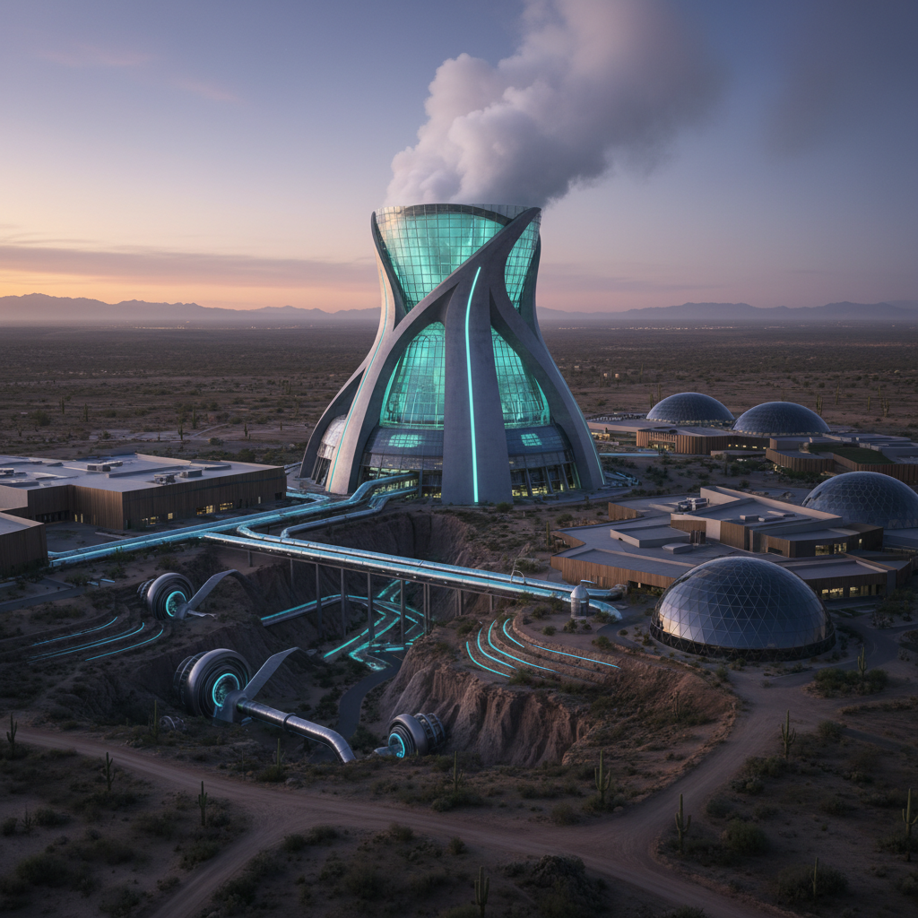 Menara Pendingin Geotermal untuk Studio Film & Panggung Suara