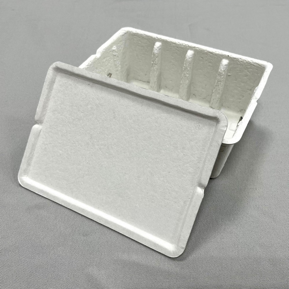 Custom Compostable Molded Pulp Storage Boxes | Sustainable Eco-Friendly Brand Packaging