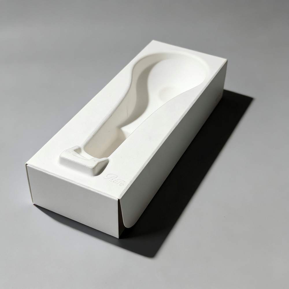 Eco Friendly Sustainable Molded Pulp Shower Head Component Inner Tray