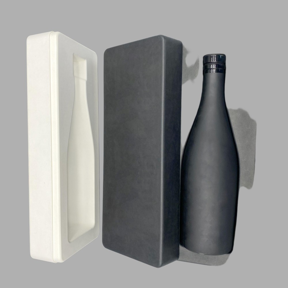 BPI & FDA Certified Premium Eco Wine Boxes 100% Recycled Molded Pulp Outer Case + Cushioning Insert for Organic Luxury Wine Brands.jpg