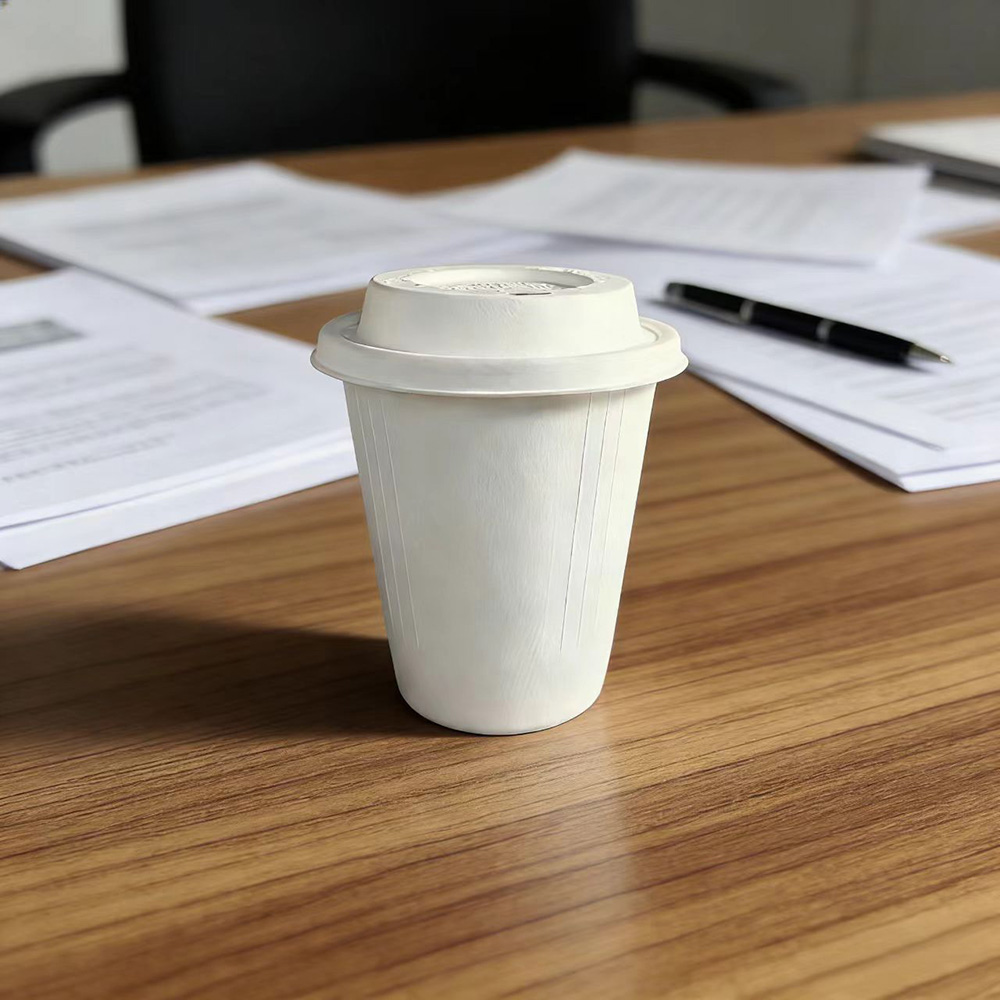 特注パルプ製コーヒーカップ＆蓋