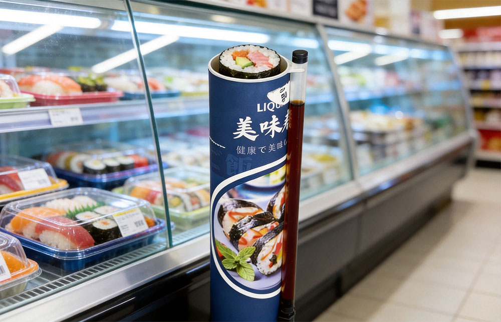 紙パルプ製デオドラント詰め替え用化粧品パッケージ