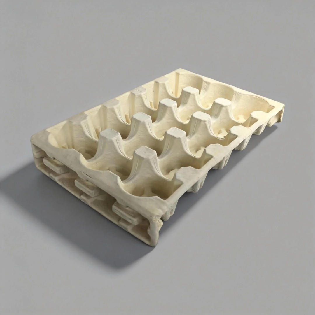 100% Compostable Drink Carrier, Molded Fiber Beverage Holder