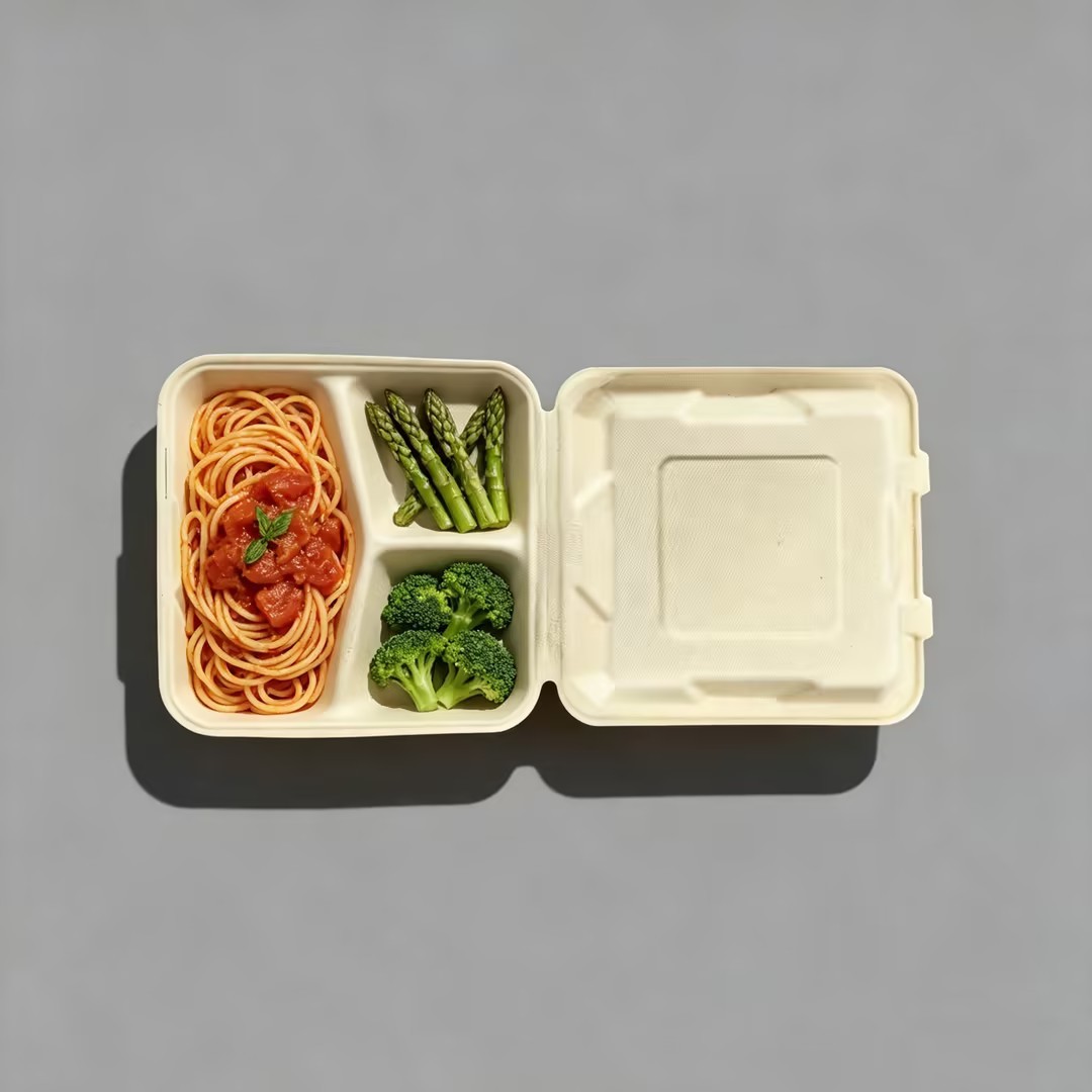サトウキビの搾りかすを食品容器に使用した.jpg