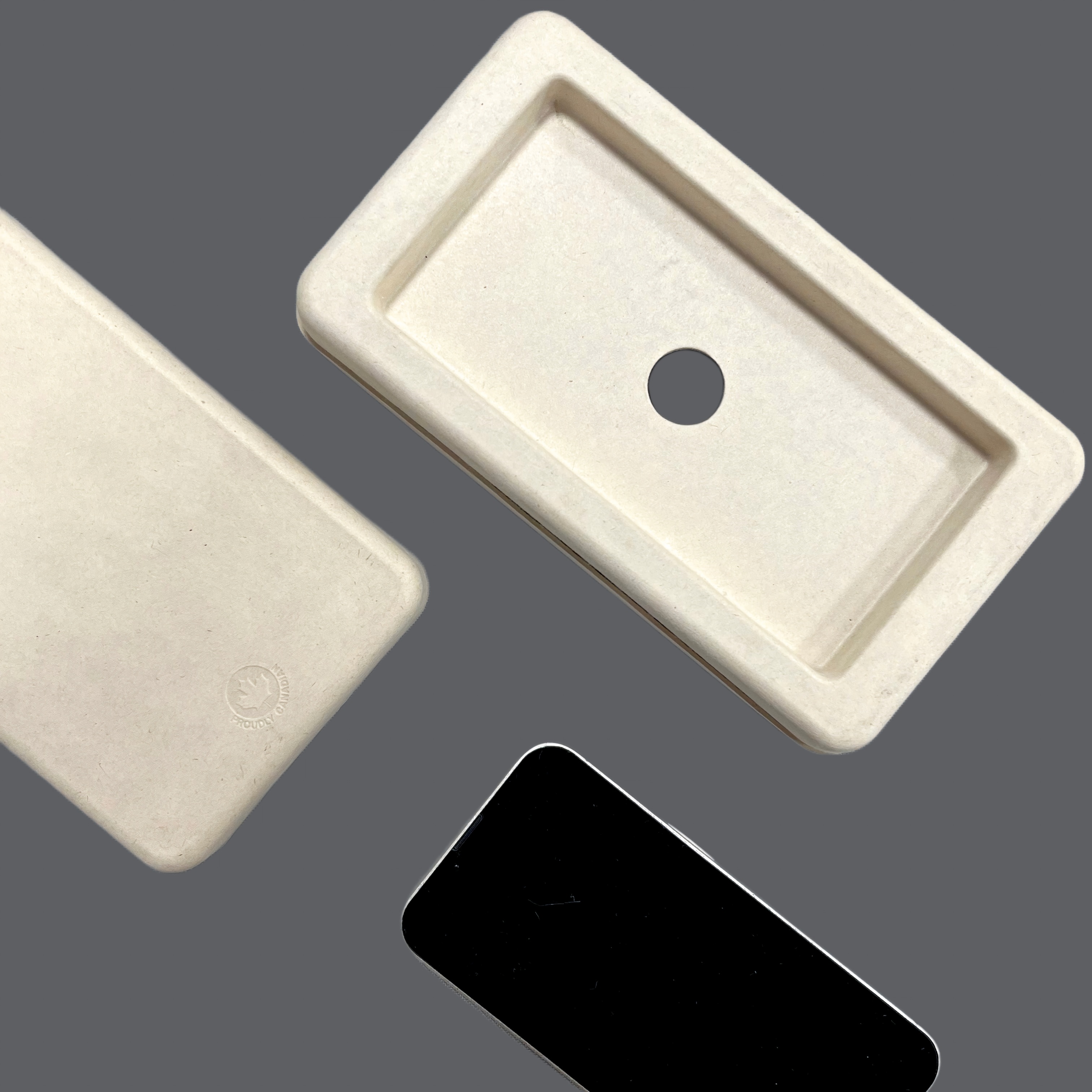 Boîte d'emballage pour téléphone 100 % biodégradable.jpg