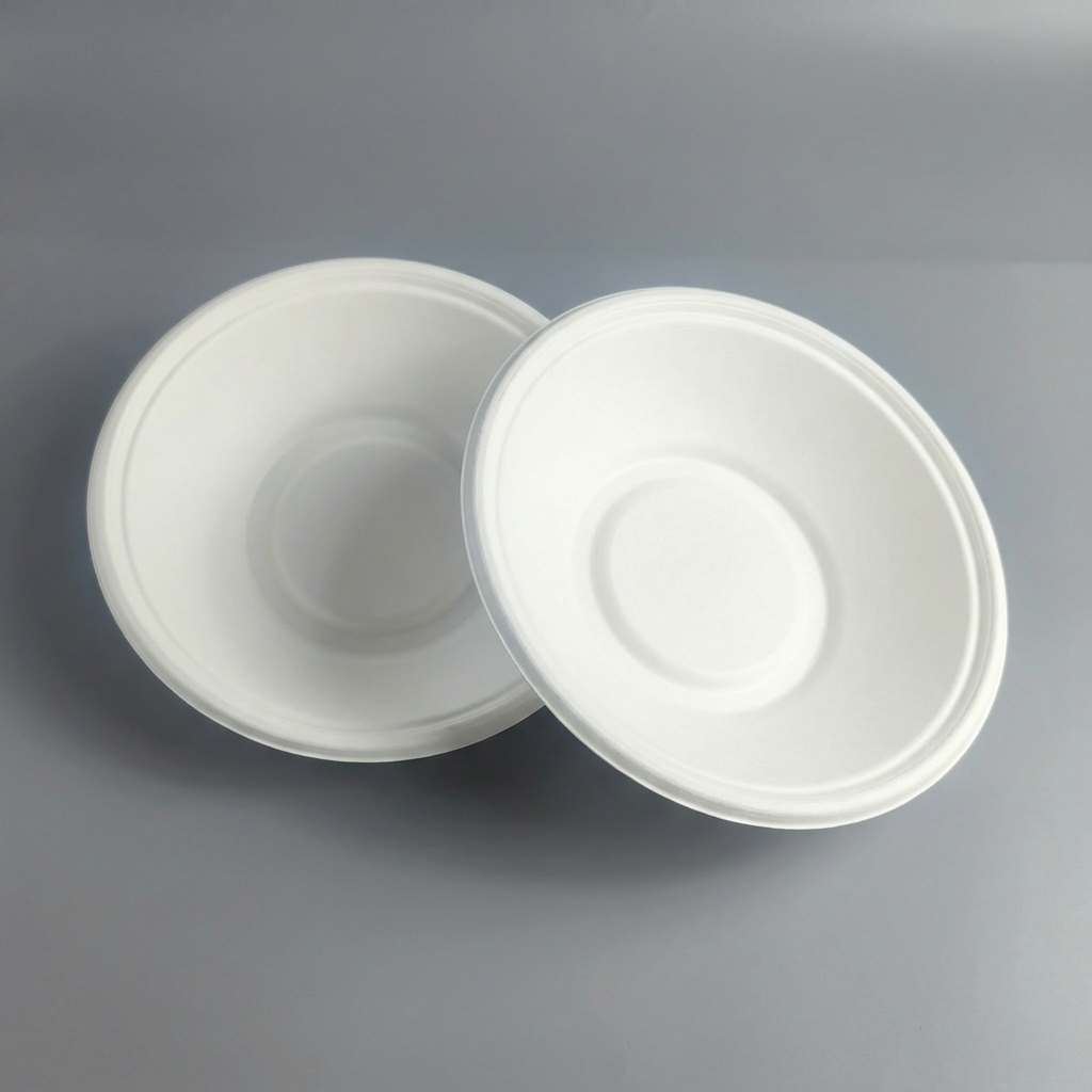 Bol en fibres 100 % biodégradables et compostables pour soupes et salades