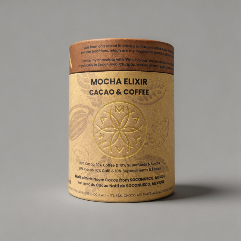 Eco-Friendly Paper Tube Coffee Packaging