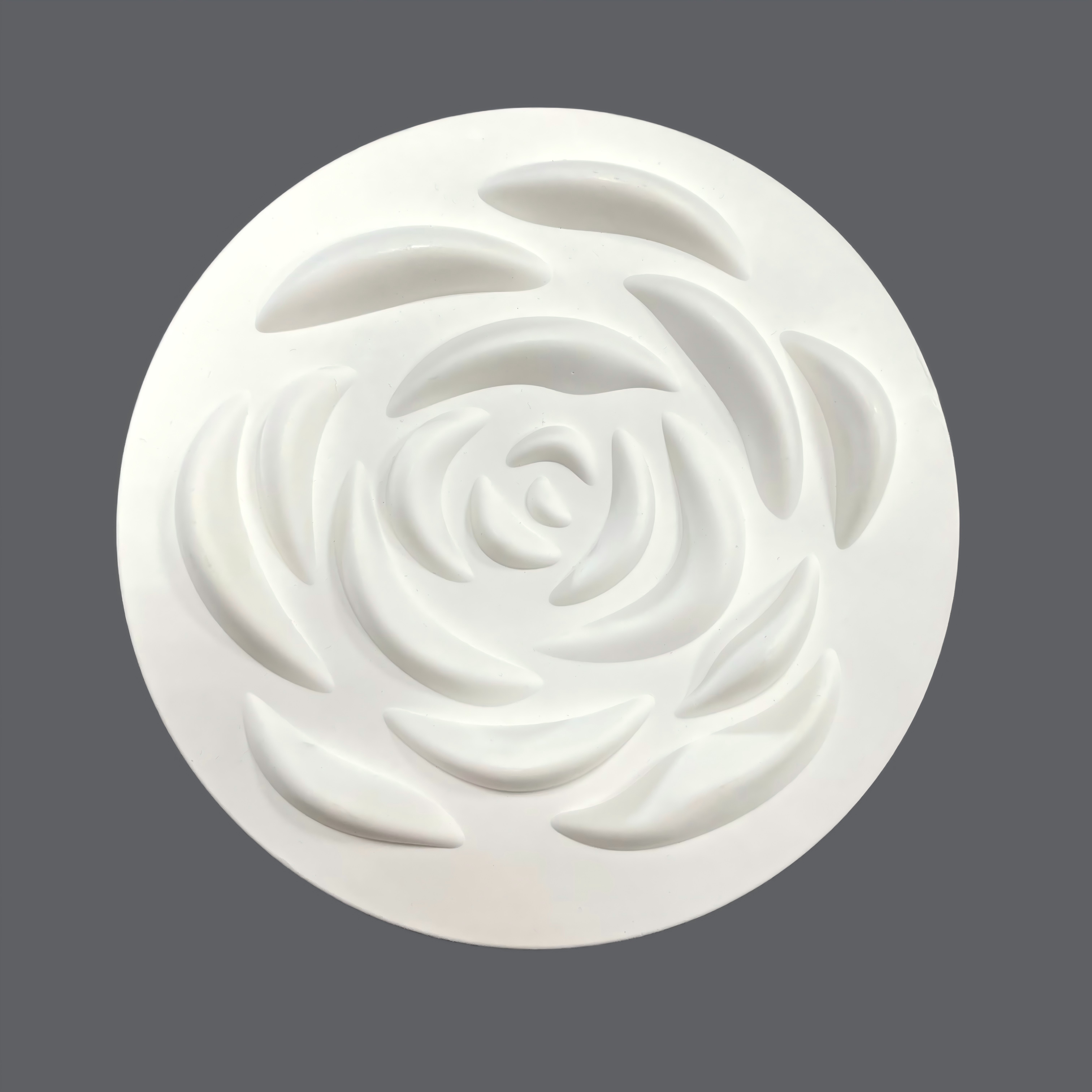 Umweltfreundliche, biologisch abbaubare, geformte Zellstoffverpackung in Rosenform für Kosmetik und Schmuck