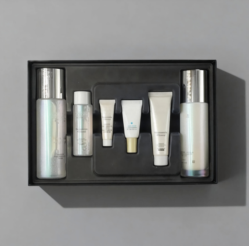 Luxuriöse, geformte Kosmetik-Innenschale aus Faser