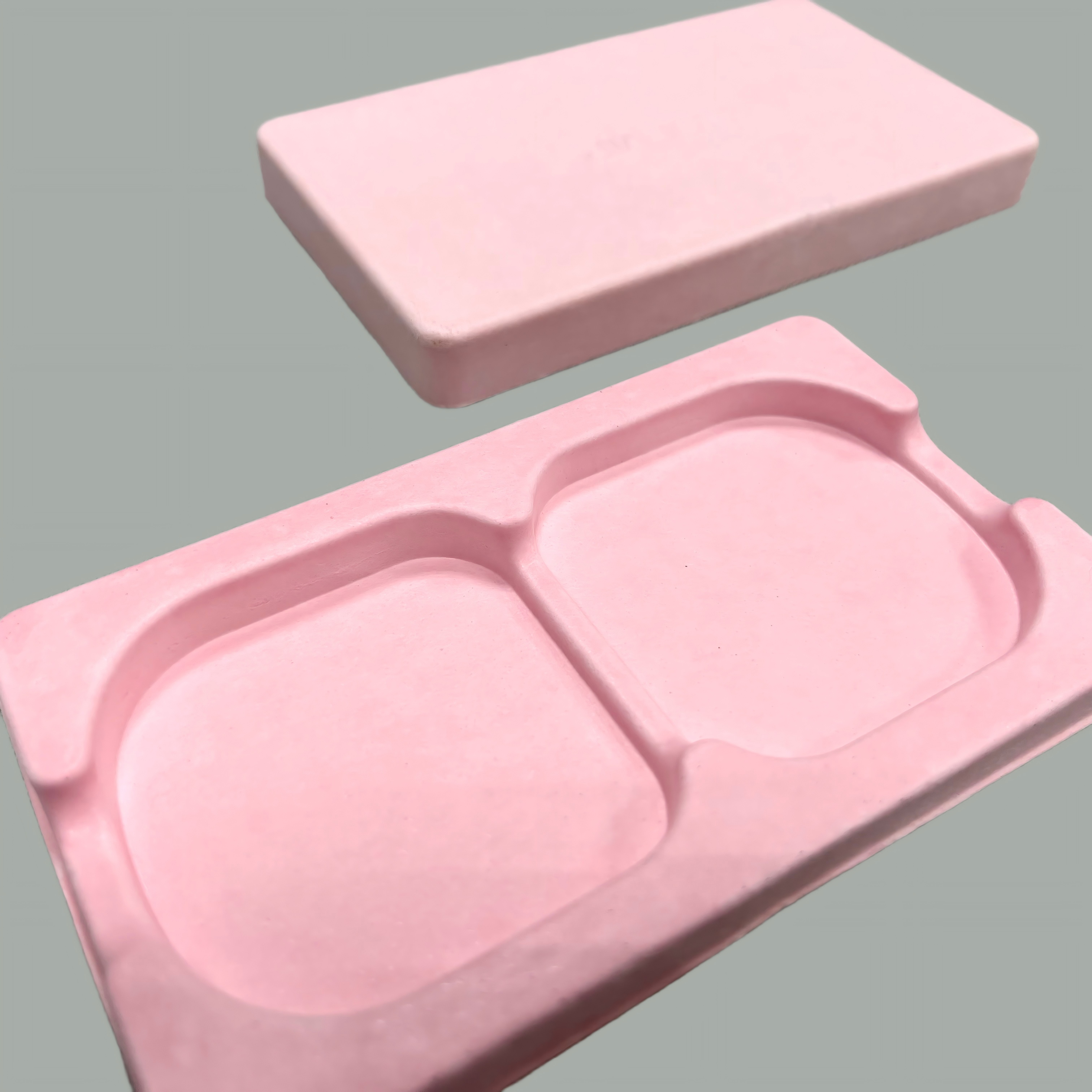 Boîte à blush en pâte à papier biodégradable avec...